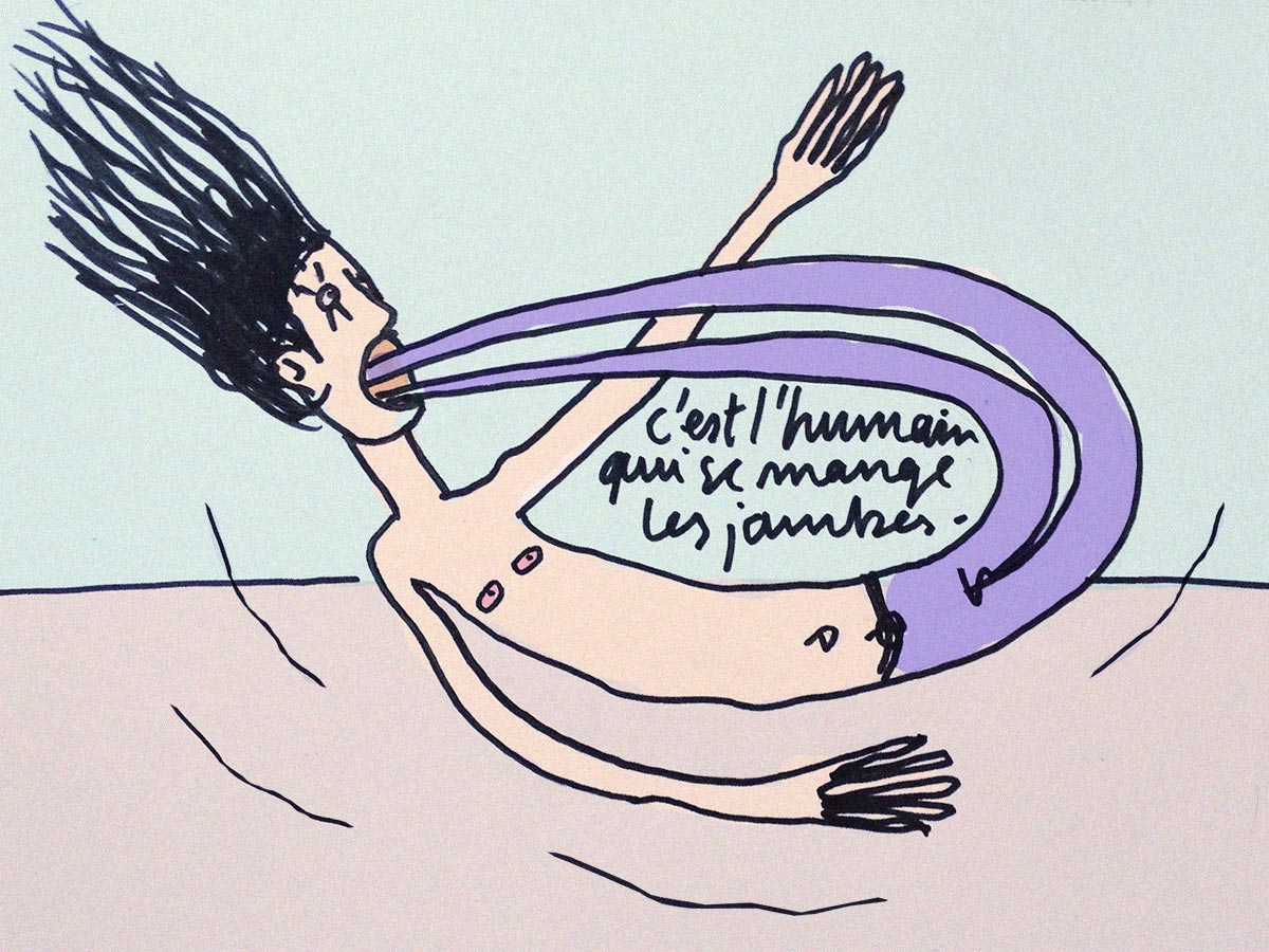 C’est l’humain qui se mange les jambes - Matthieu Laporte
