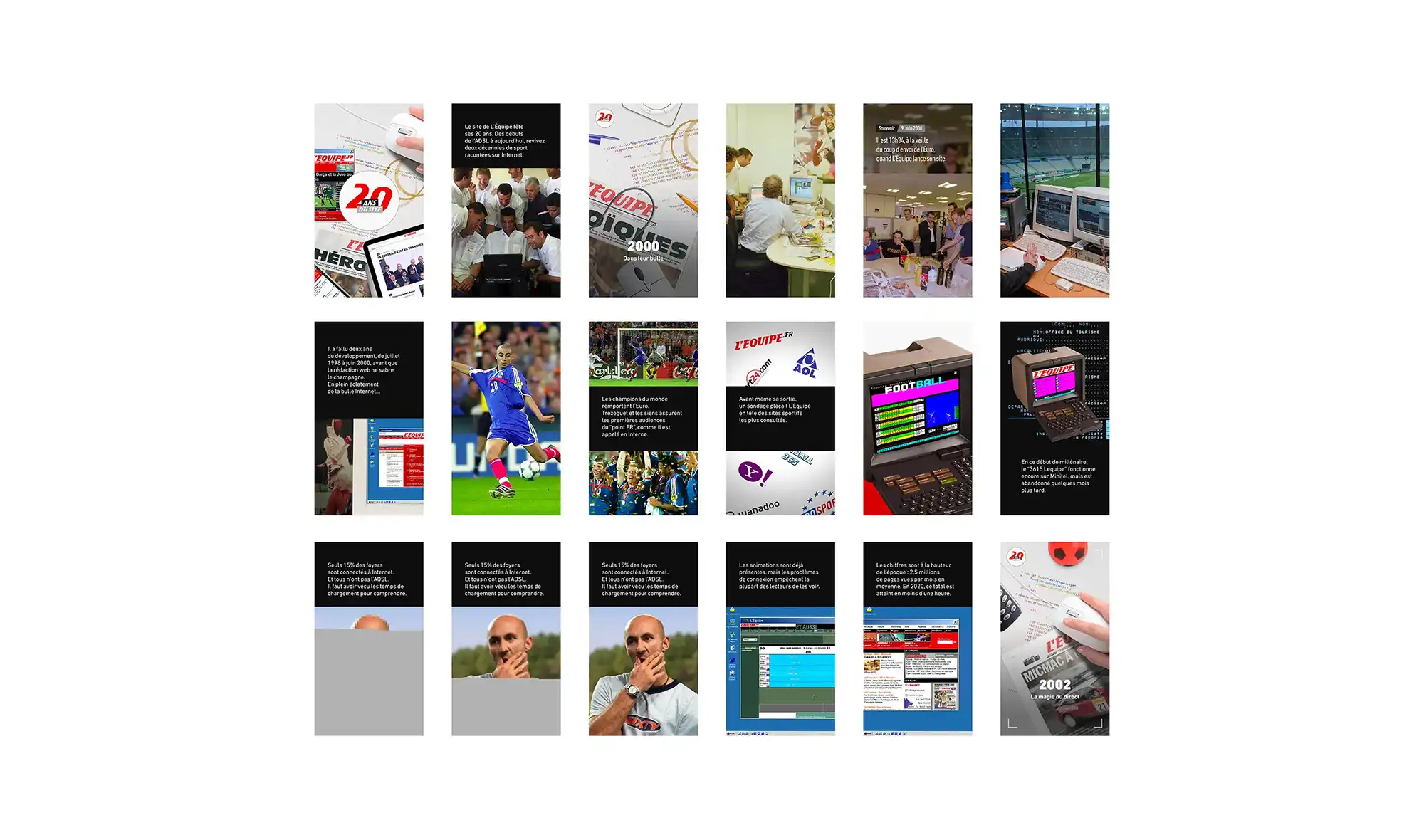 L’Équipe story - Story : conception et réalisation graphique