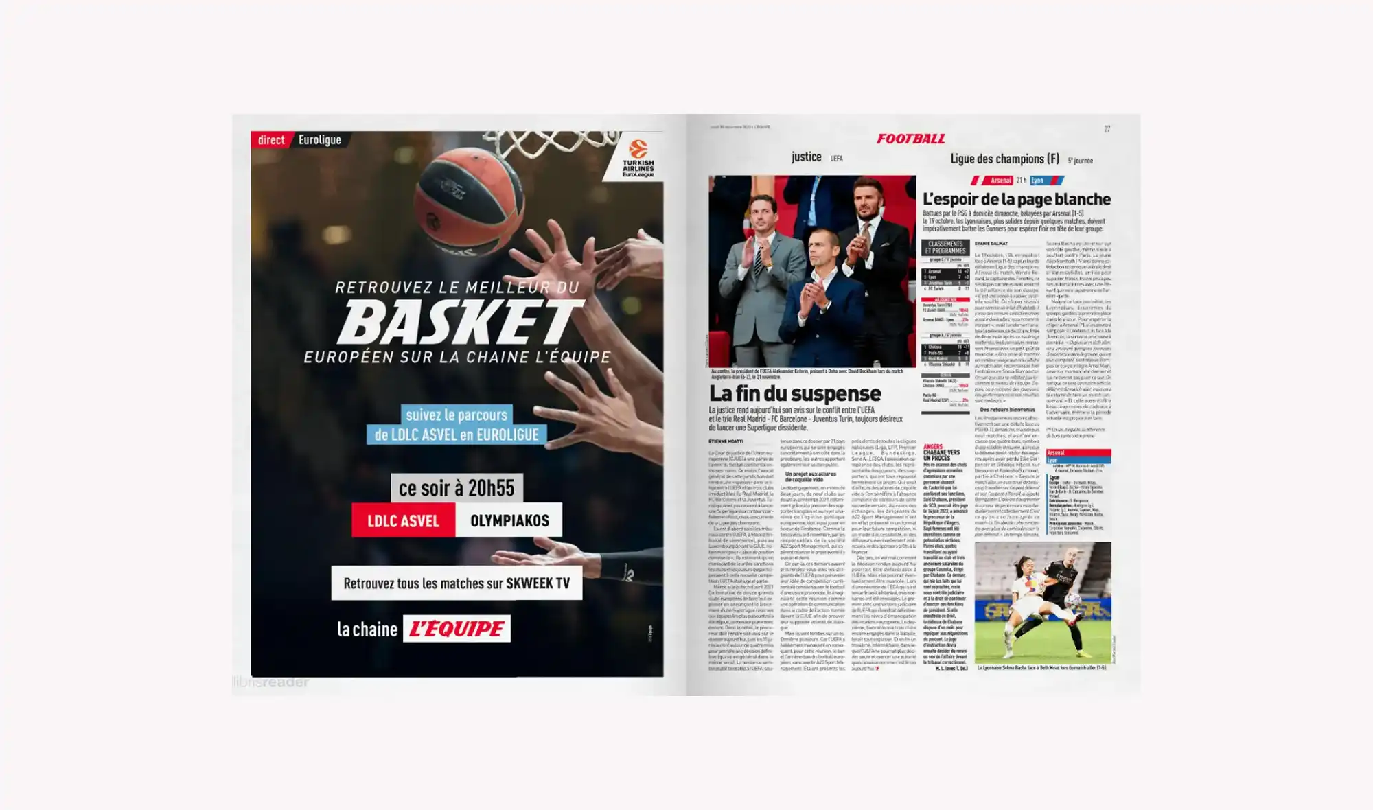 Autopromo du journal L’Équipe - Conception graphique