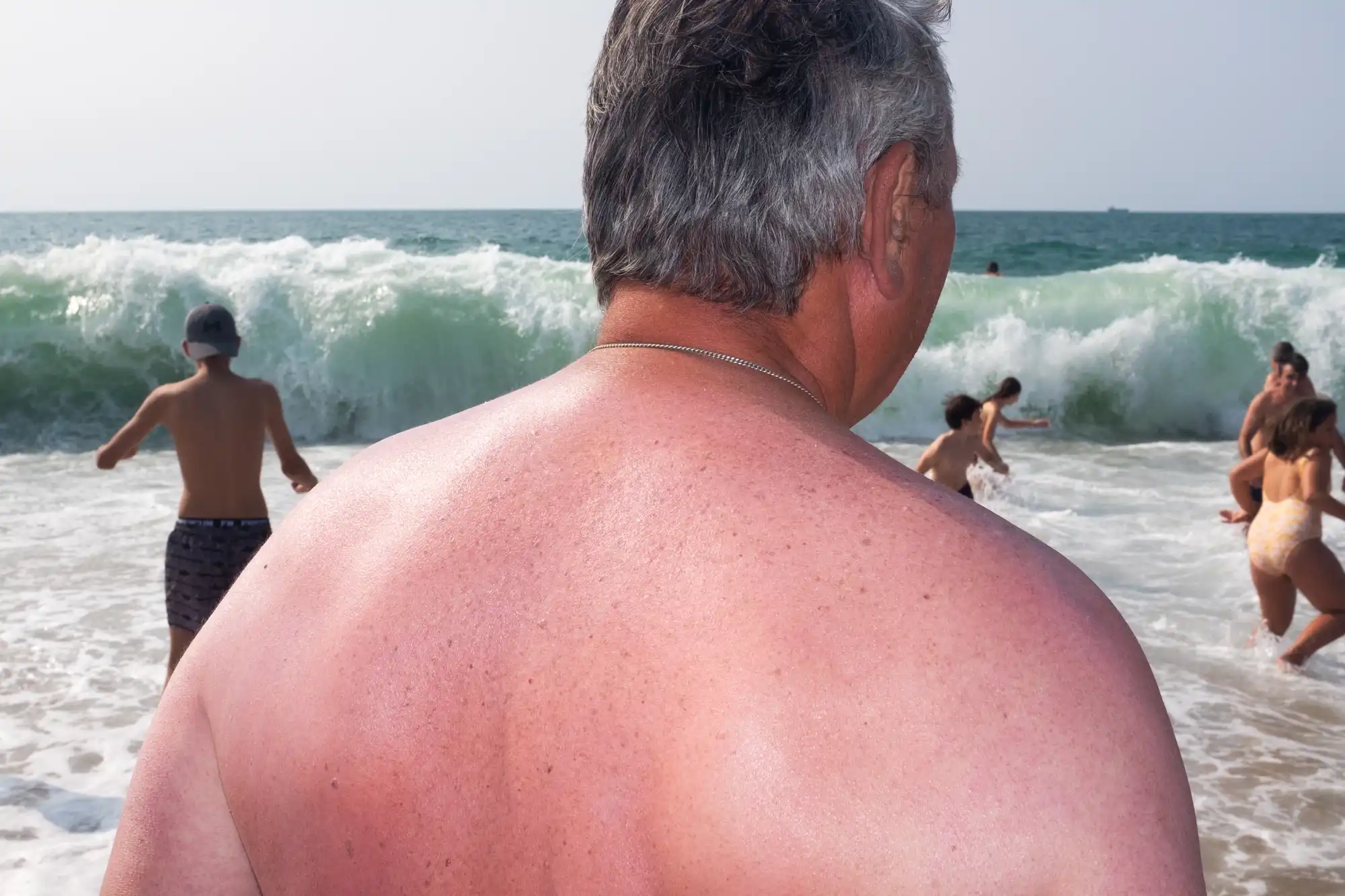 Tarnos - Série photo au bord des vagues agitées de la plage de Tarnos.