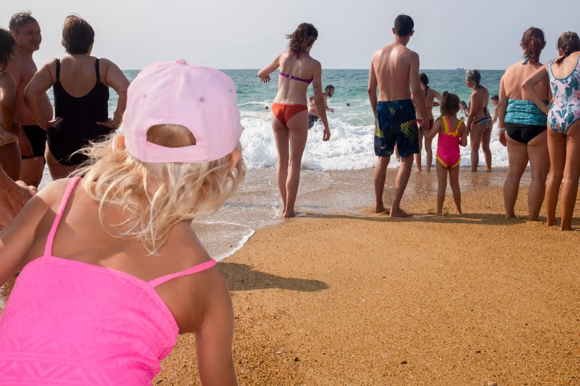 Tarnos - Série photo au bord des vagues agitées de la plage de Tarnos.