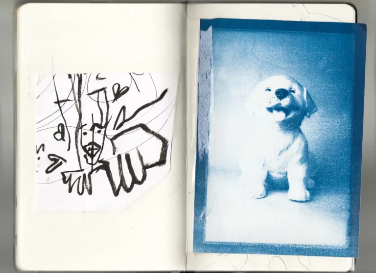 Dogs cyanotype artificiel