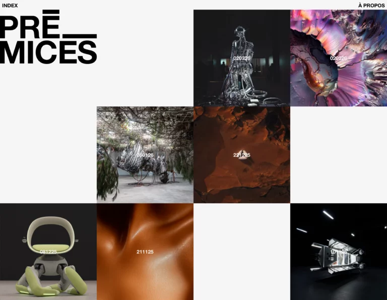 Prémices - Conseil et développement du site Web